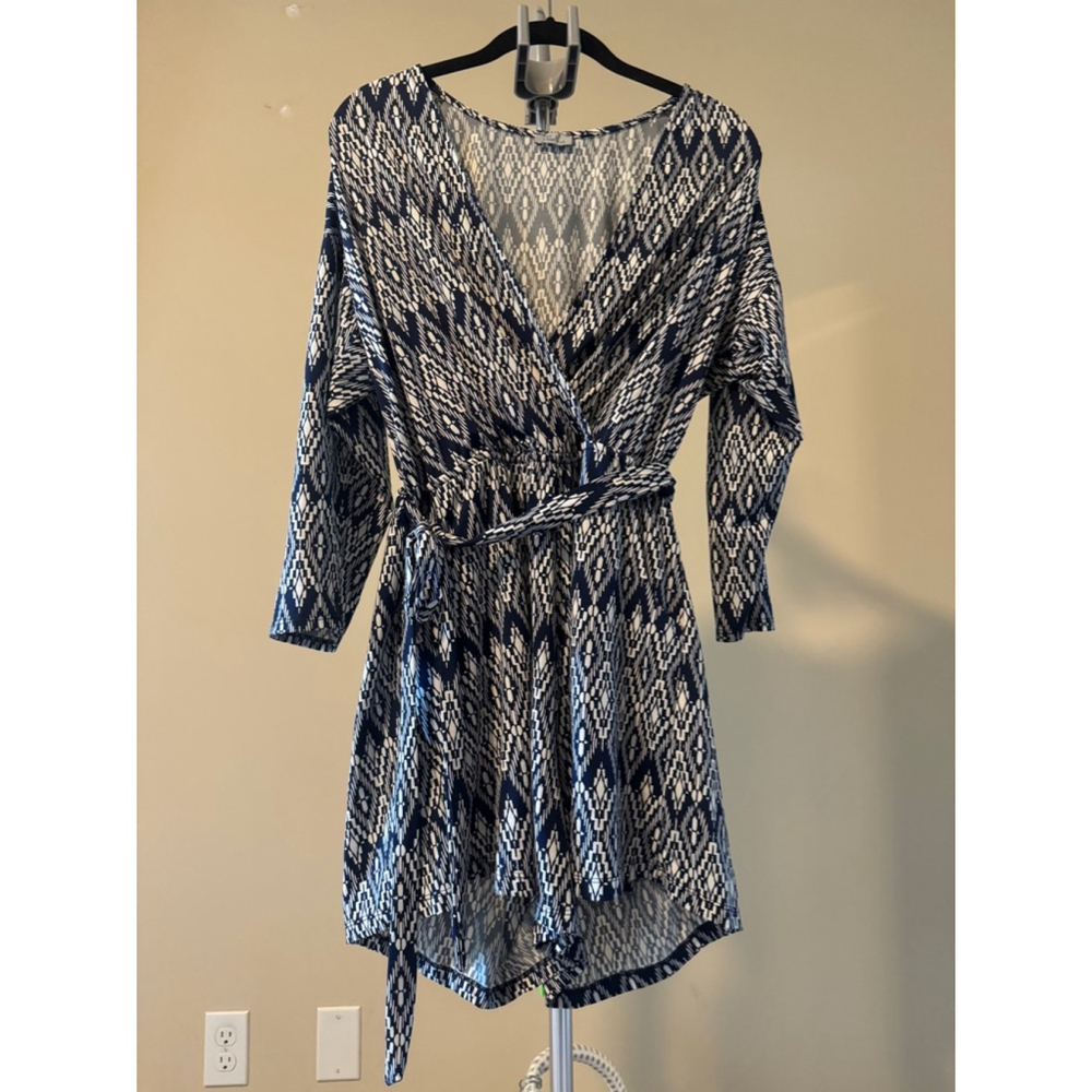 Women's Just Josephine Dress XL Blue White